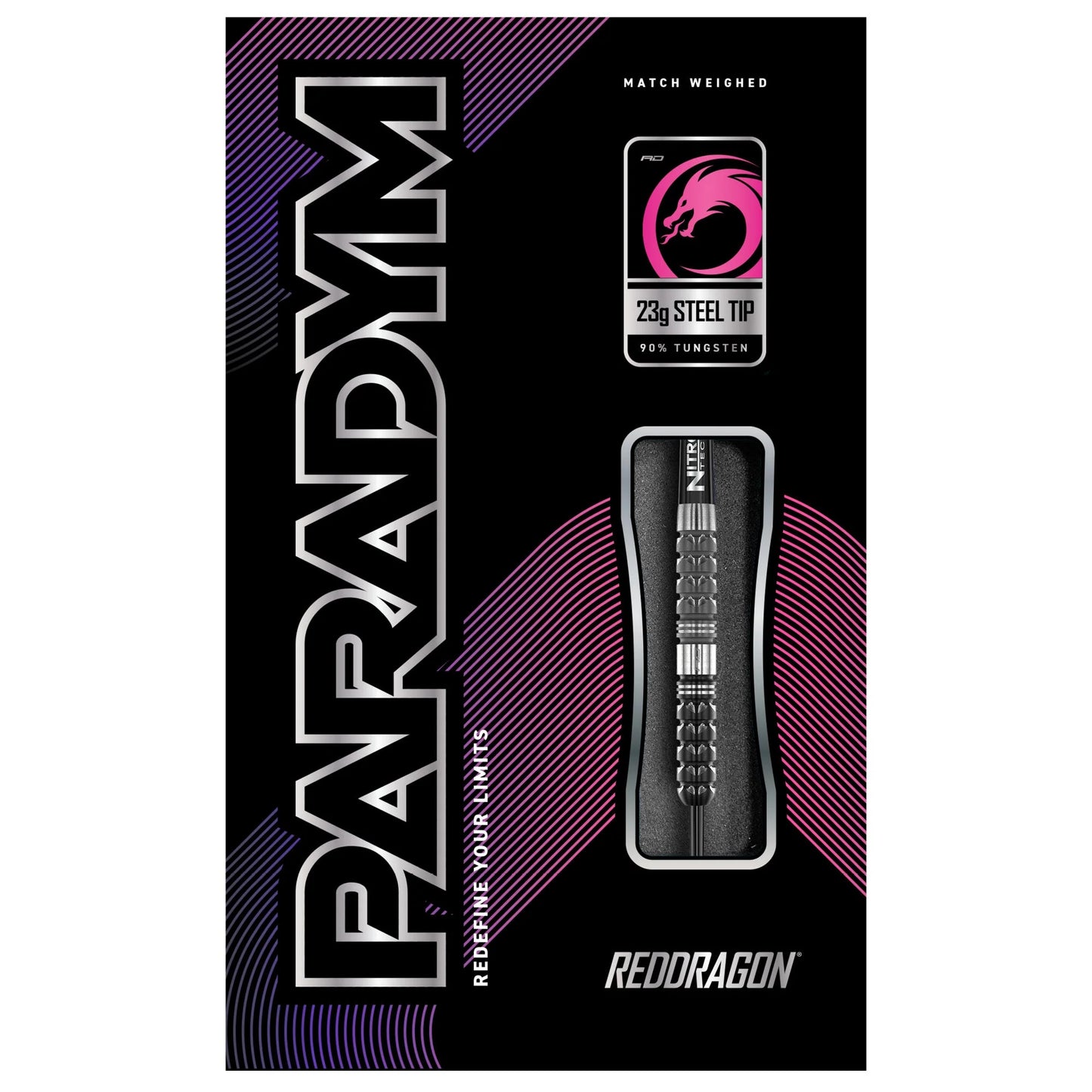 Paradym Parallel Steel Tip Darts | Red Dragon