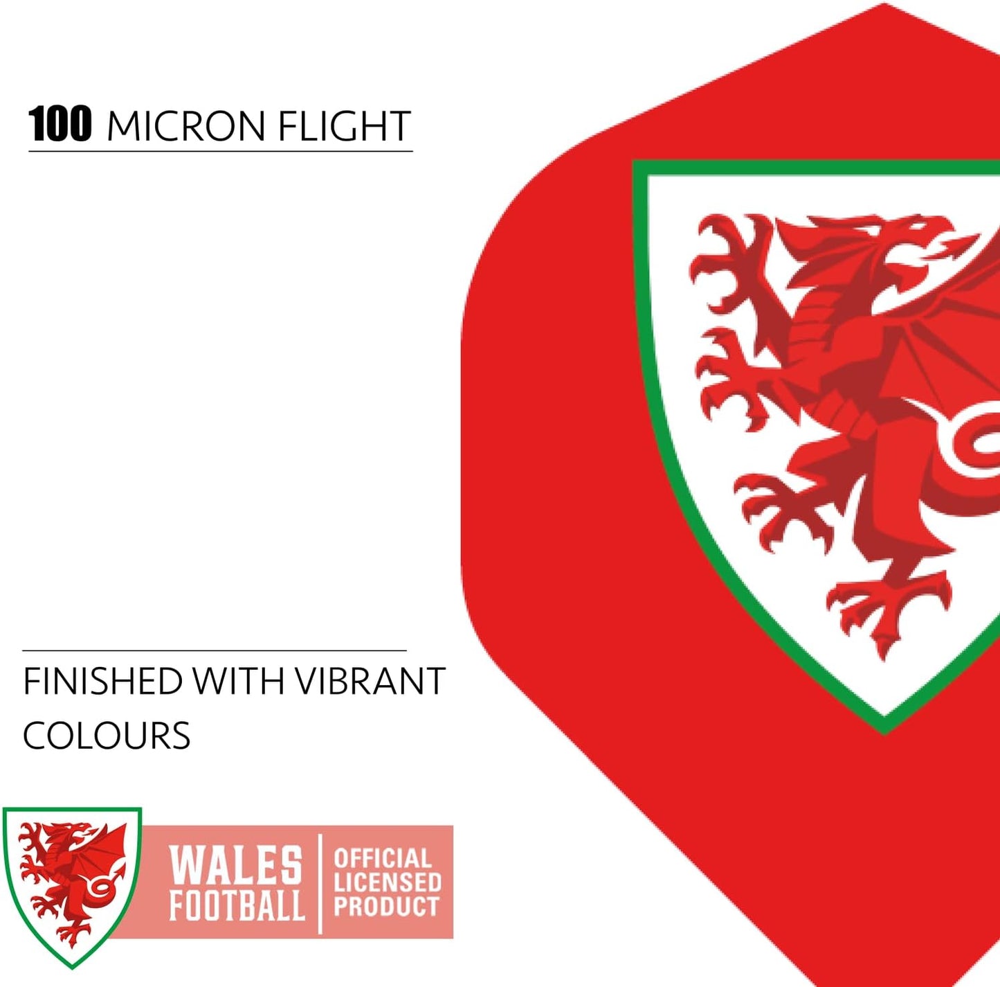 Wales Football Standard Dart Flights | Wales FA