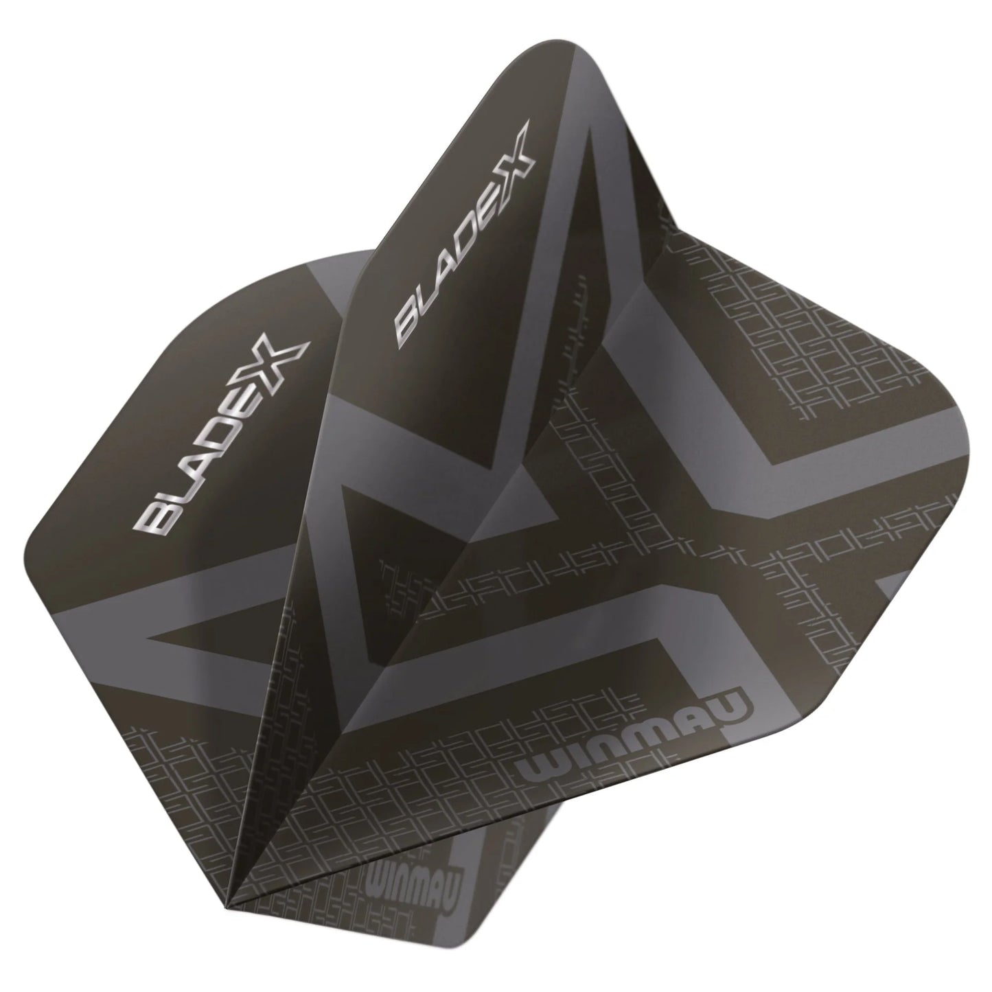 Blade X Prism Delta Metallic Black Standard Flights | Winmau