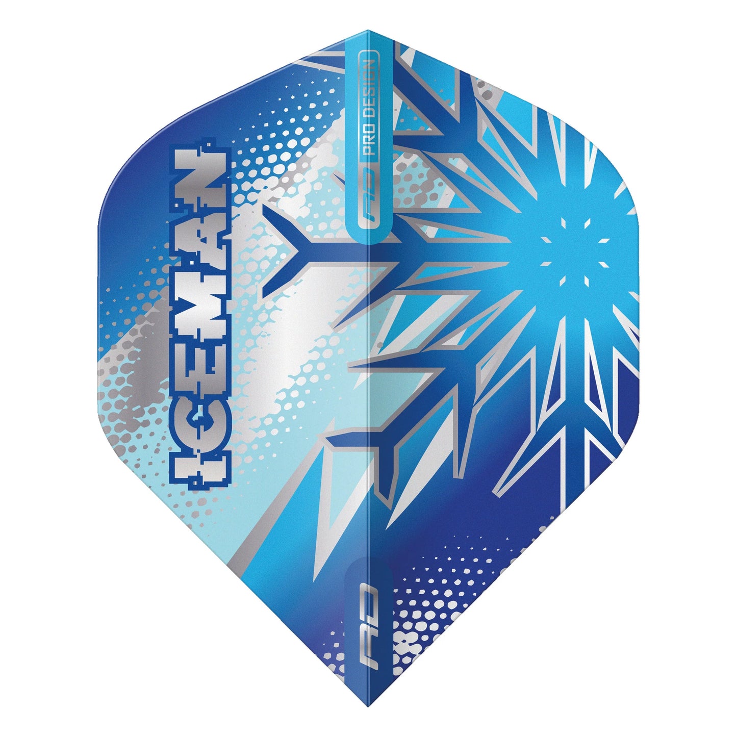 Gerwyn Price Blue Flake Hardcore Premium Standard Dart Flights | Red Dragon