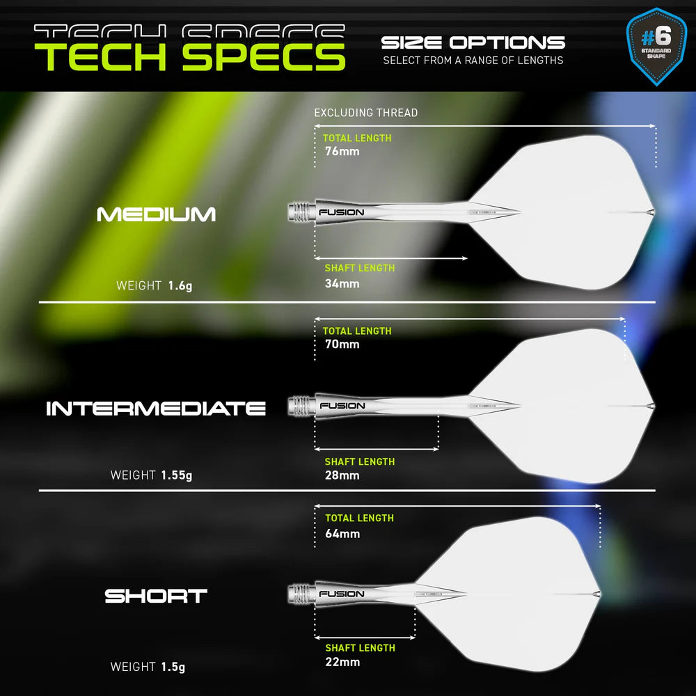 Fusion Integrated Shaft & Flight Clear | Winmau