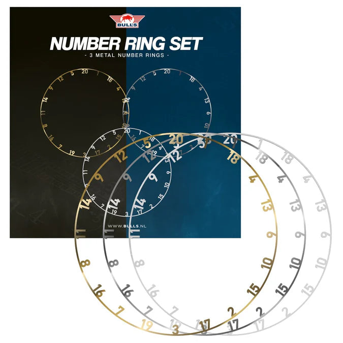 Metal Number Ring Set | Bulls NL