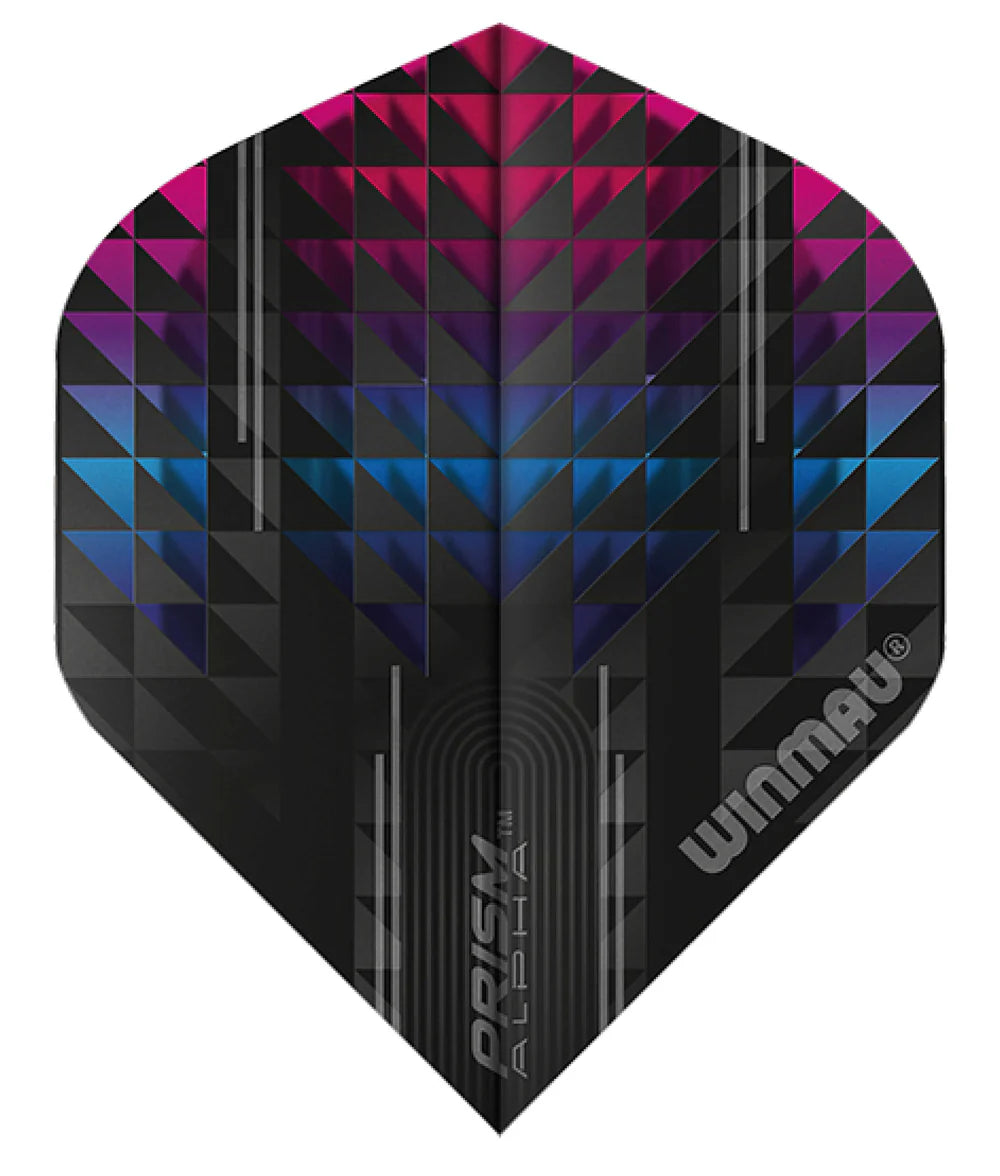 Prism Alpha Pink & Blue Standard Flights | Winmau