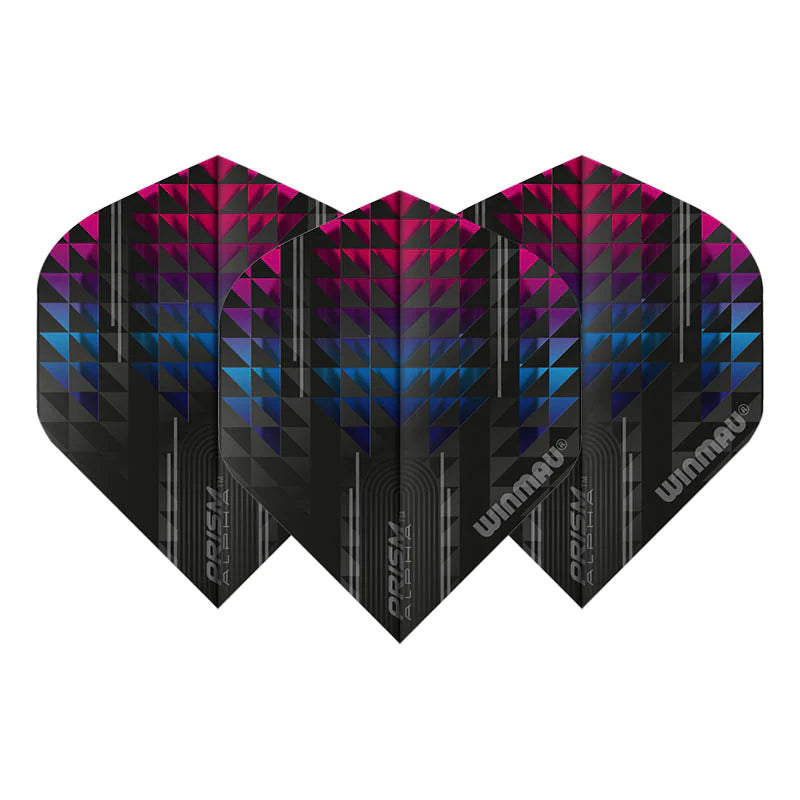 Prism Alpha Pink & Blue Standard Flights | Winmau