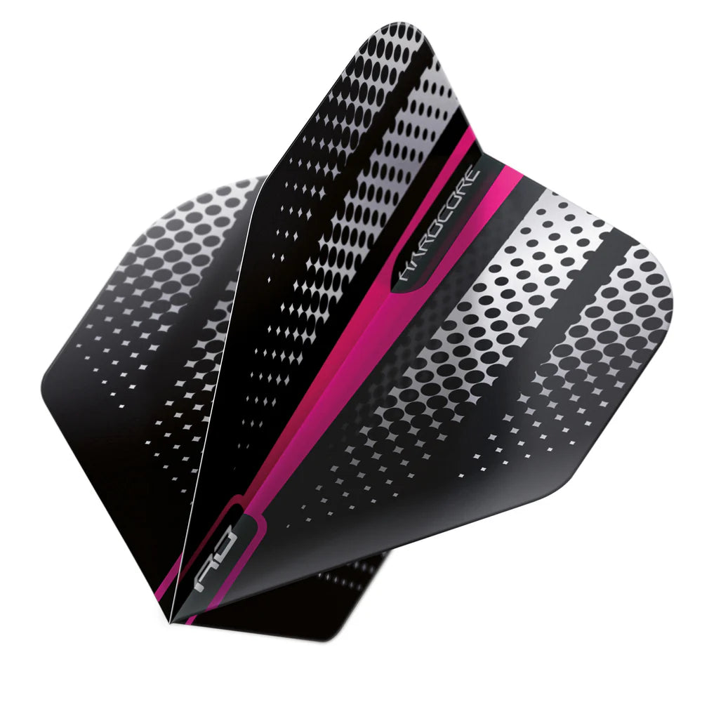 Hardcore Radical Pink Flash Dart Flights | Red Dragon