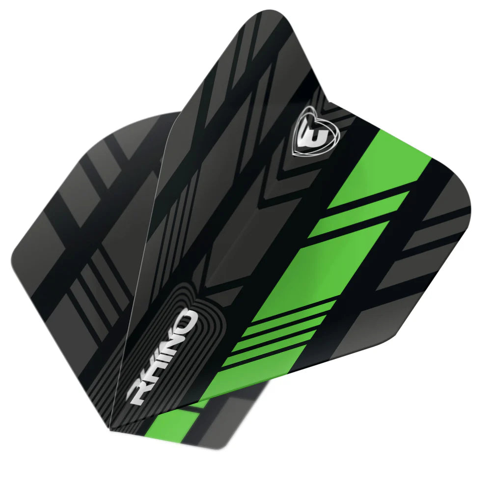 Black & Green Rhino Standard Flights | Winmau