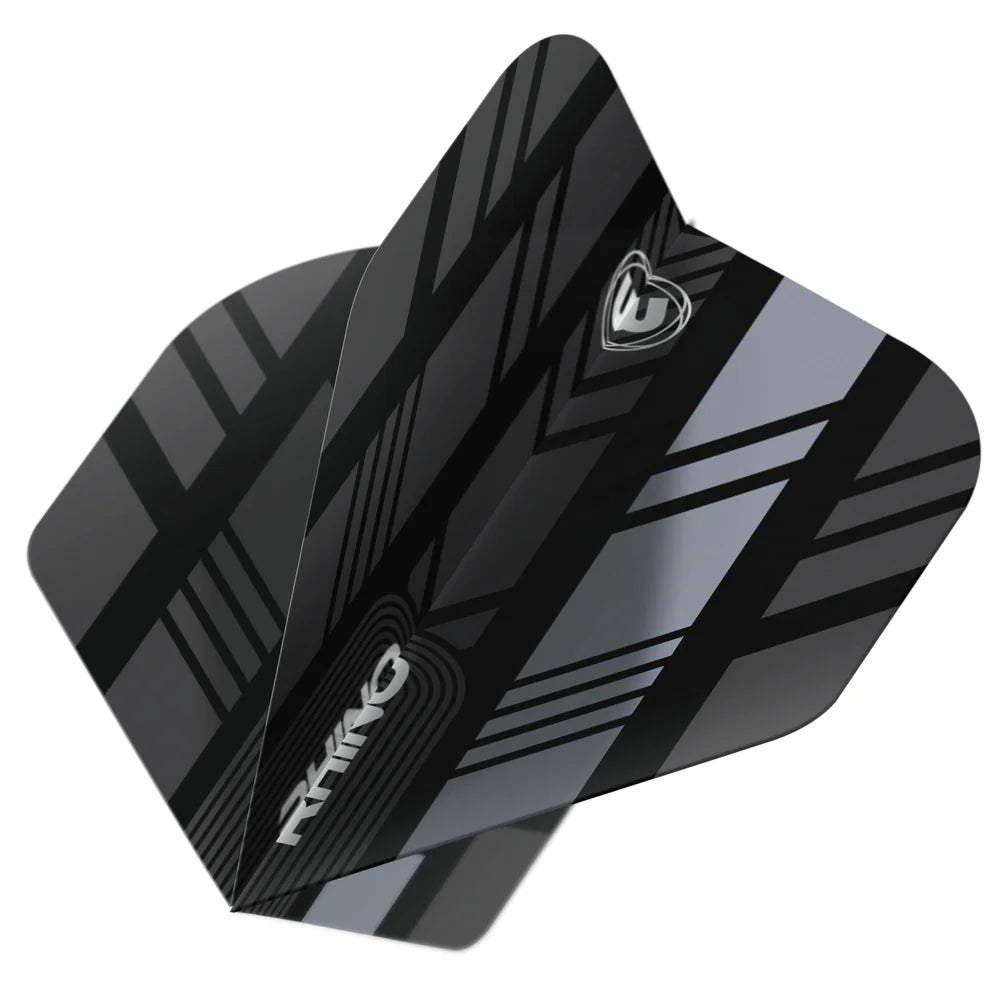 Black & Grey Rhino Standard Flights | Winmau