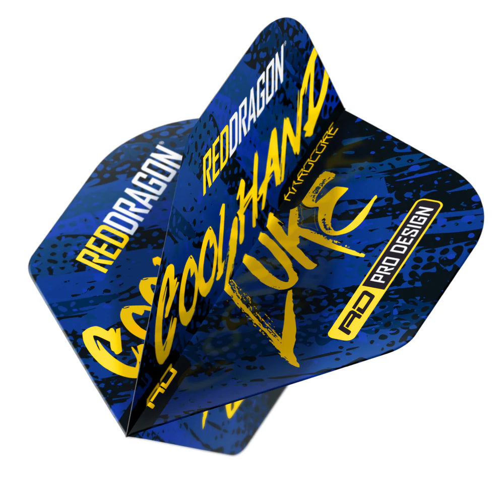 Luke Humphries Signature Blue Hardcore Flights | Red Dragon
