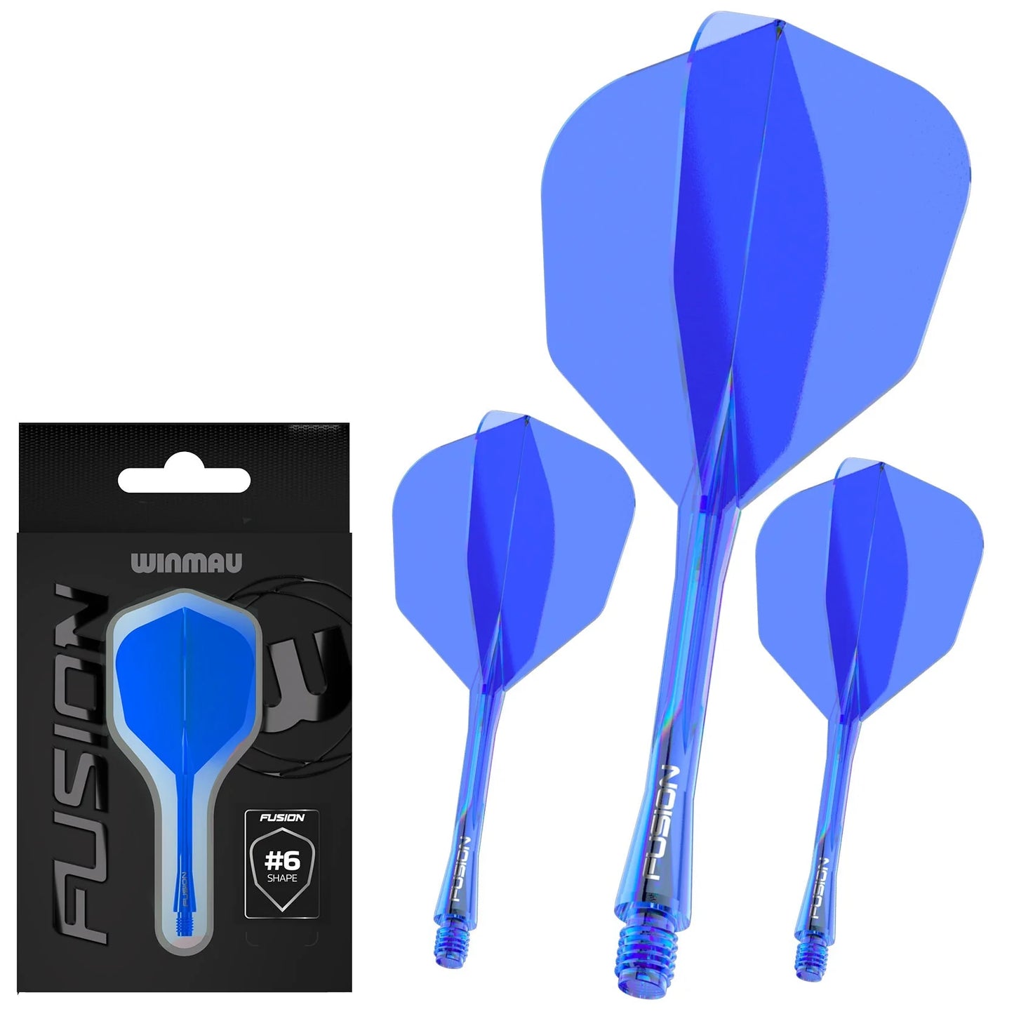 Fusion Integrated Flight & Shaft Blue | Winmau