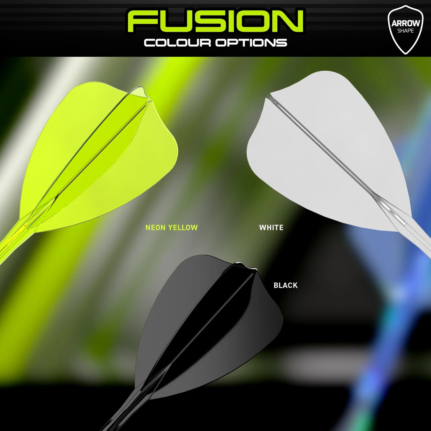 Fusion Arrow Integrated Flight & Shaft - Yellow | Winmau