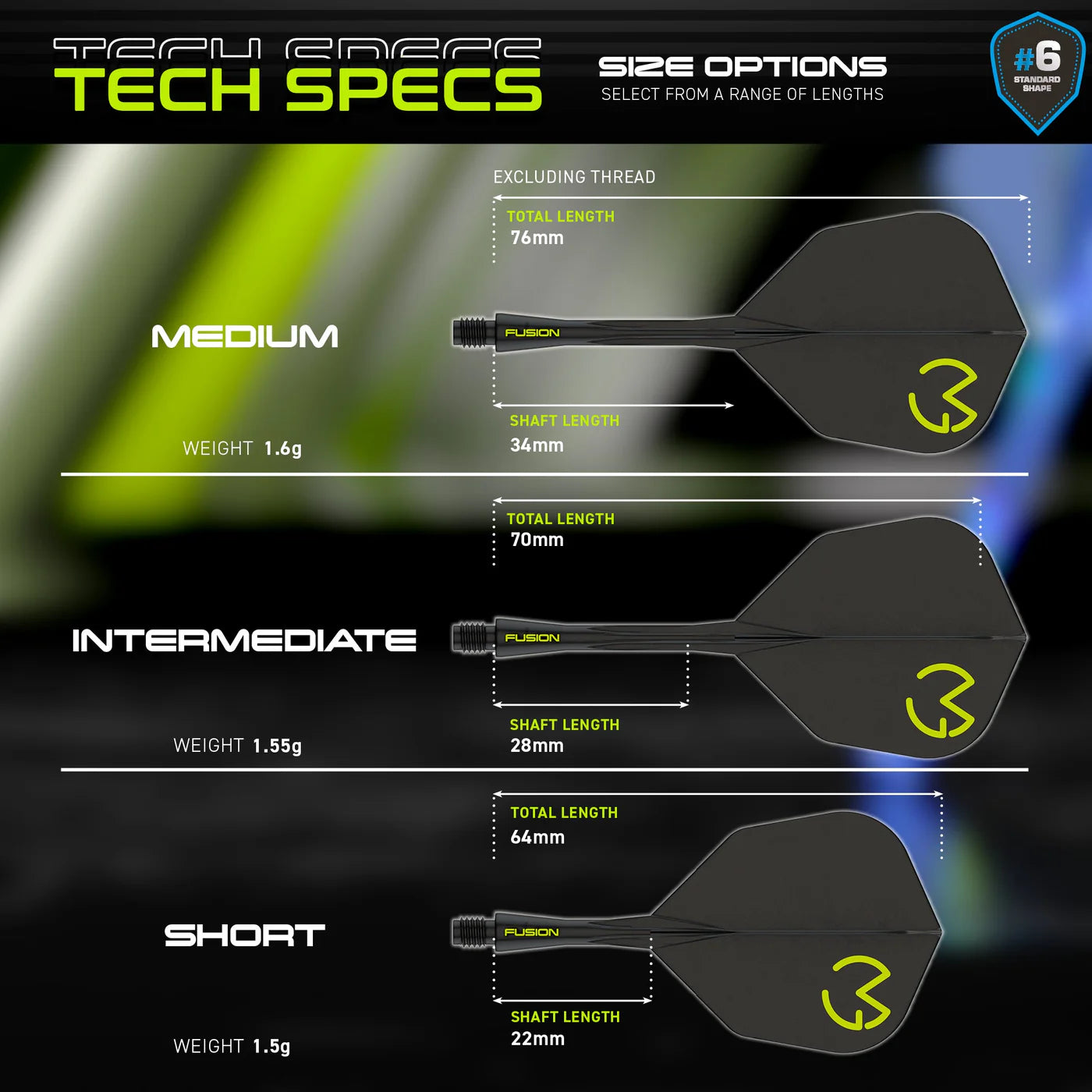 Fusion Integrated Flight & Shaft MVG | Winmau