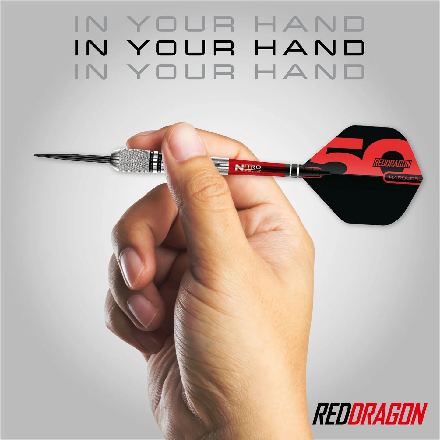 50th Anniversary Collection - Fightmaster Torpedo 2 Steel Tip Darts | Red Dragon