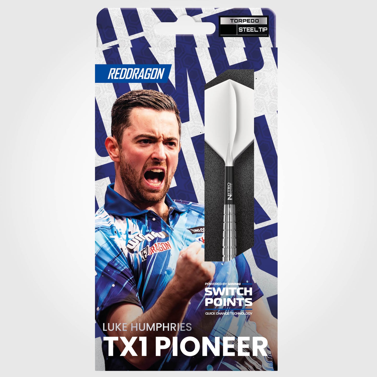 Luke Humphries TX1 Pioneer Switch Point Darts | Red Dragon