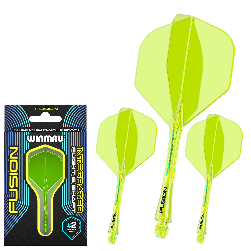 Fusion Integrated Flight & Shaft Yellow | Winmau