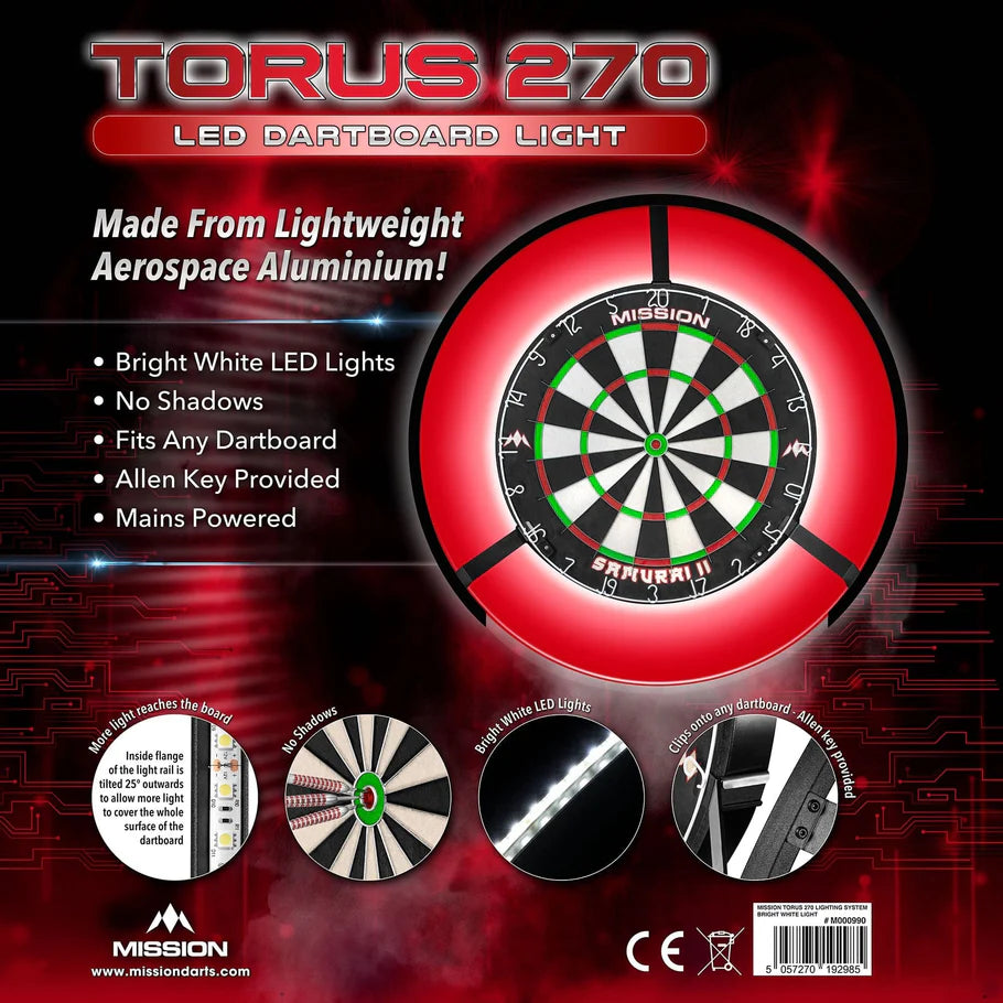 Torus 270 Dartboard Light | Mission