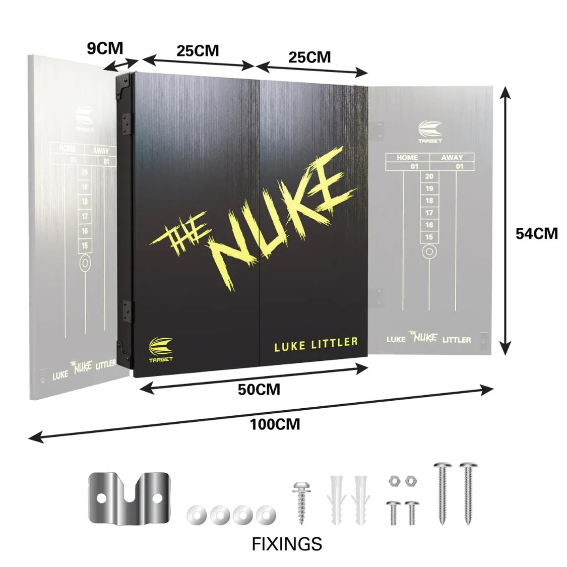 Luke Littler Cabinet & Dartboard Set | Target