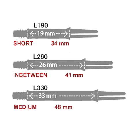 L-Shaft - Carbon - Straight Locked | L-Style