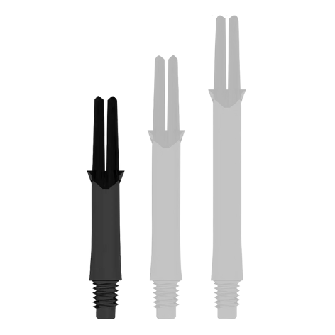 L-Shaft - Straight Locked - Clear Black | L-Style