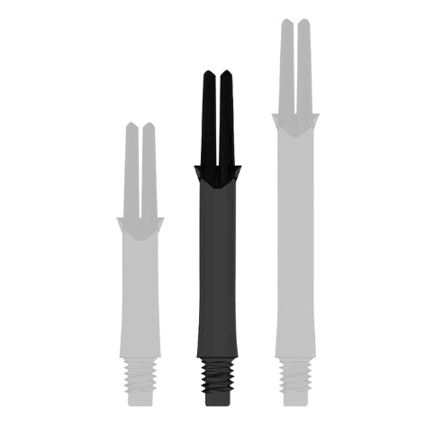 L-Shaft - Straight Locked - Clear Black | L-Style