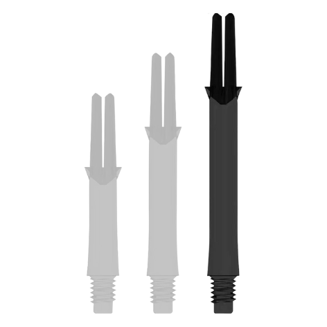 L-Shaft - Straight Locked - Clear Black | L-Style
