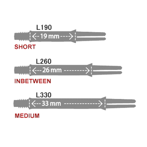 L-Shaft - Straight Locked - Milky White | L-Style