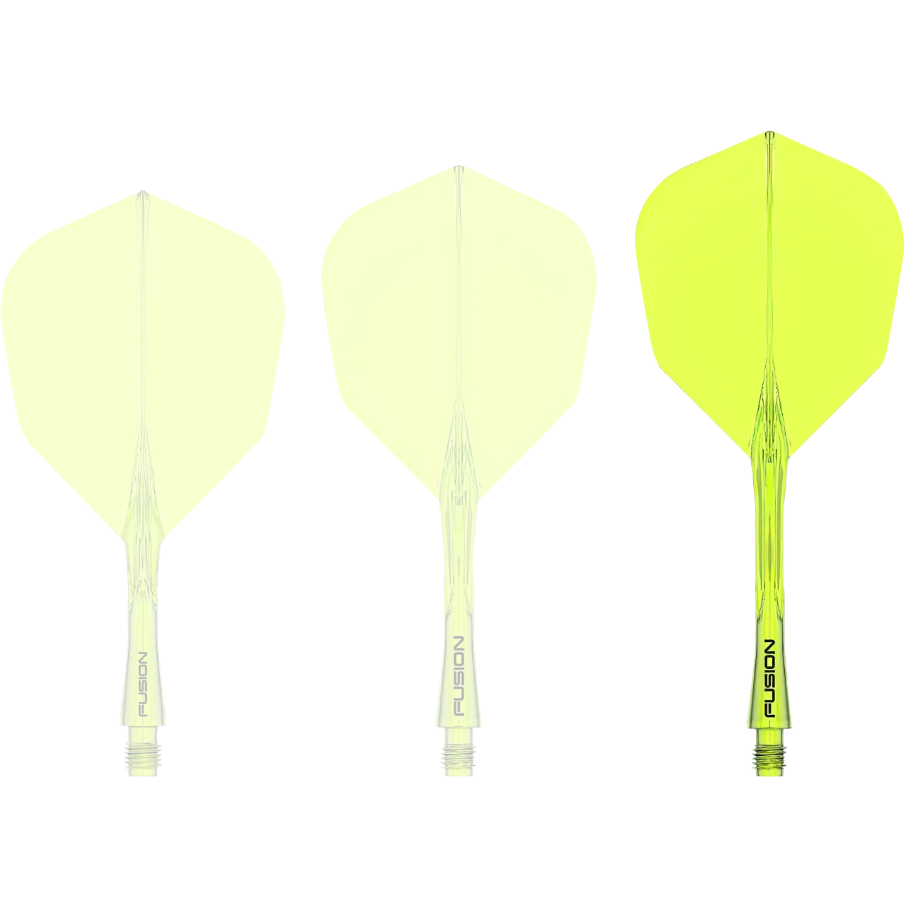 Fusion Integrated Flight & Shaft Yellow | Winmau
