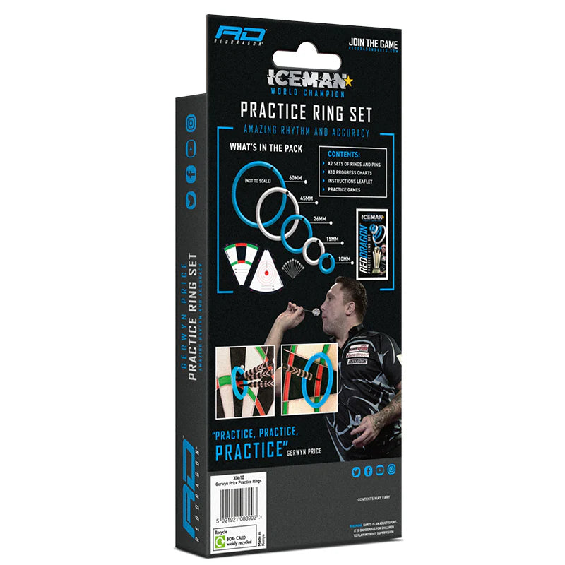 Gerwyn "Iceman" Price Practice Rings | Red Dragon