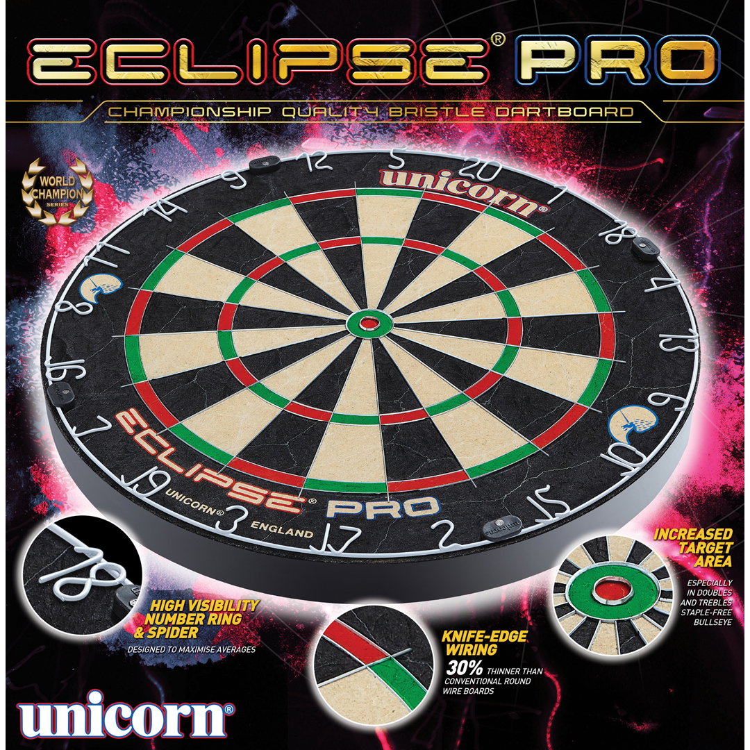 Bwrdd Dartiau Eclipse Pro | Unicorn