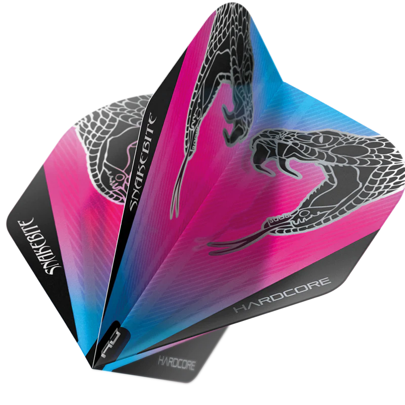 Peter Wright Snakebite Hardcore Standard Dart Flights | Red Dragon