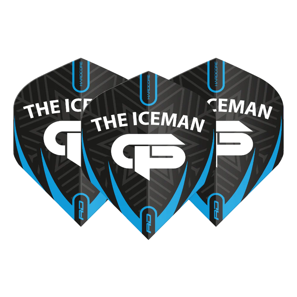 Gerwyn Price Black, White & Grey Logo Flights | Red Dragon
