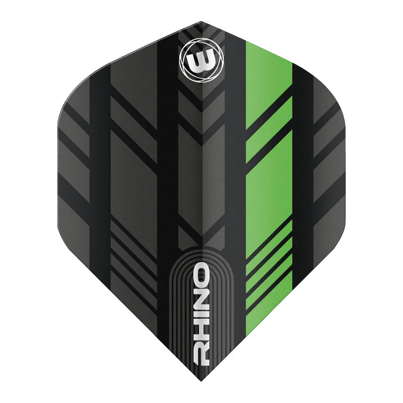 Black & Green Rhino Standard Flights | Winmau