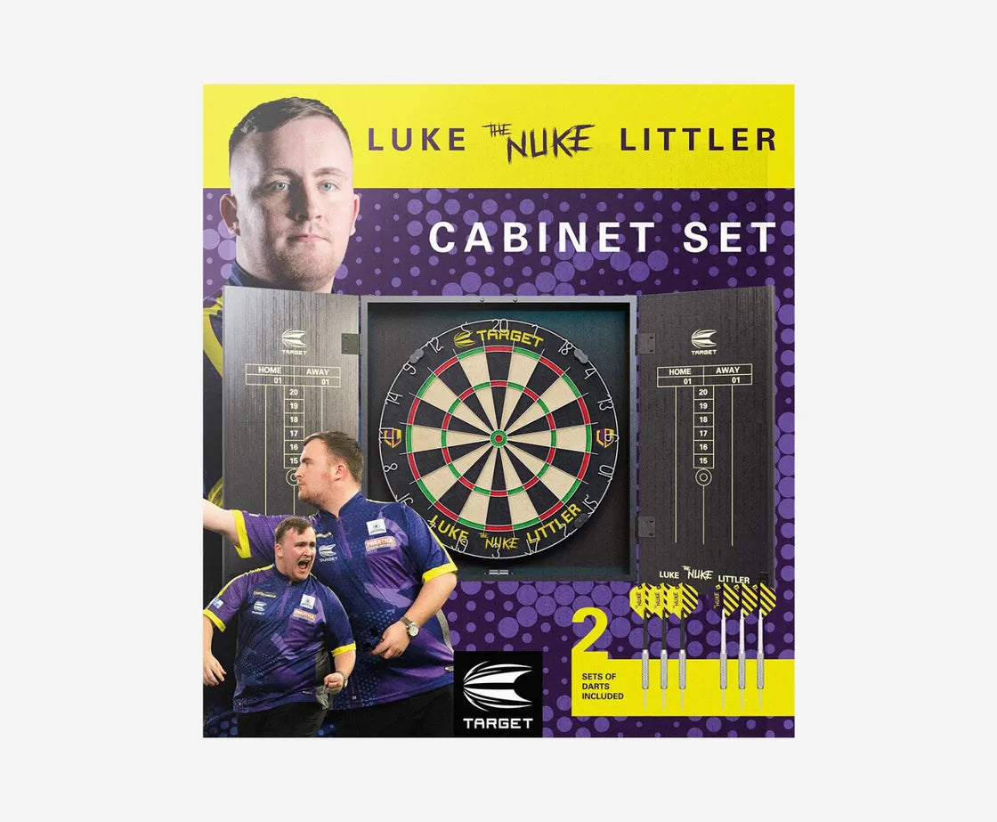Luke Littler Cabinet & Dartboard Set | Target