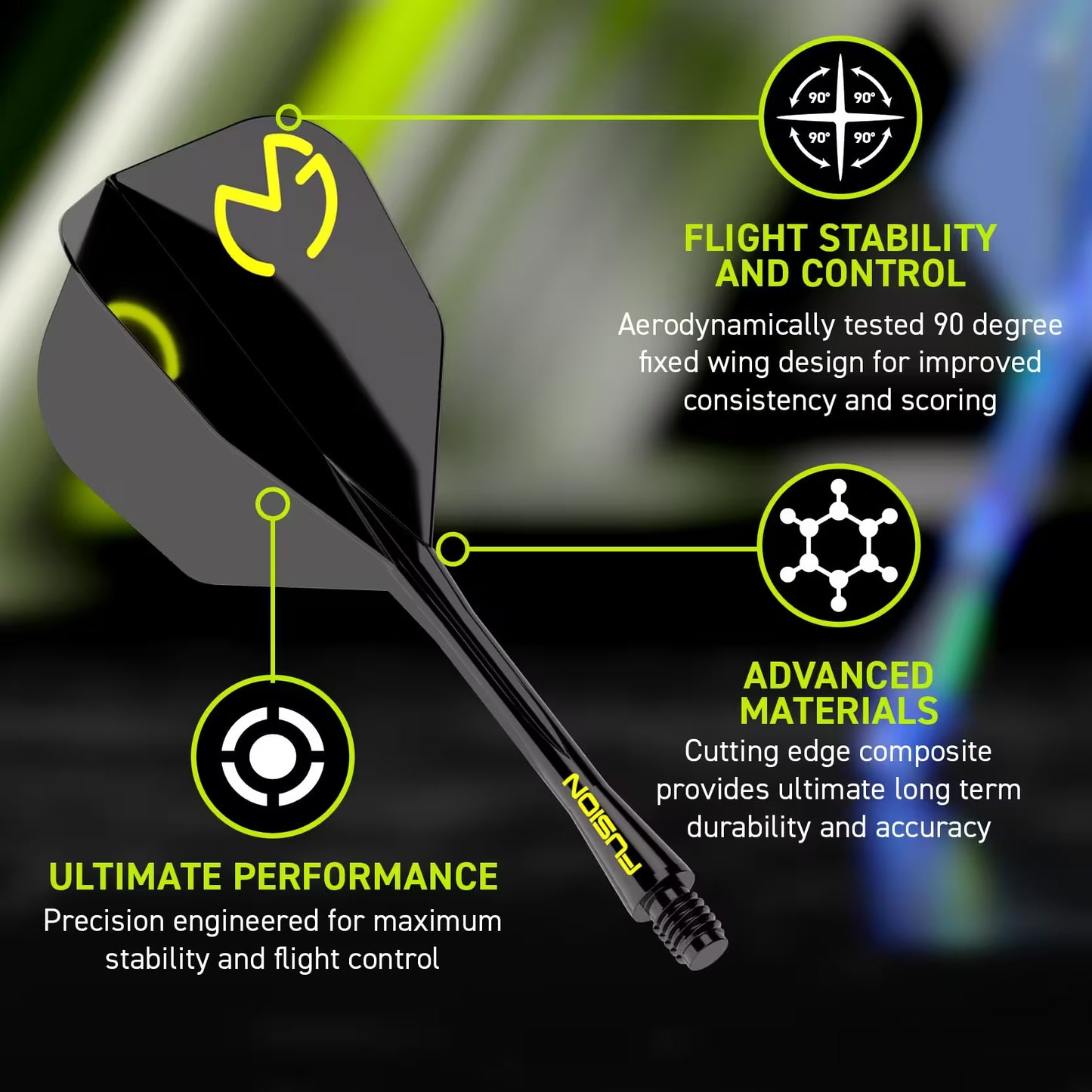 Fusion Integrated Flight & Shaft MVG | Winmau