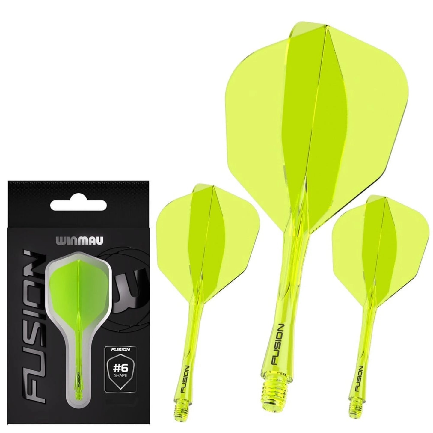 Fusion Integrated Flight & Shaft Yellow | Winmau