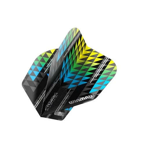 Prism Alpha Yellow & Blue Standard Flights | Winmau