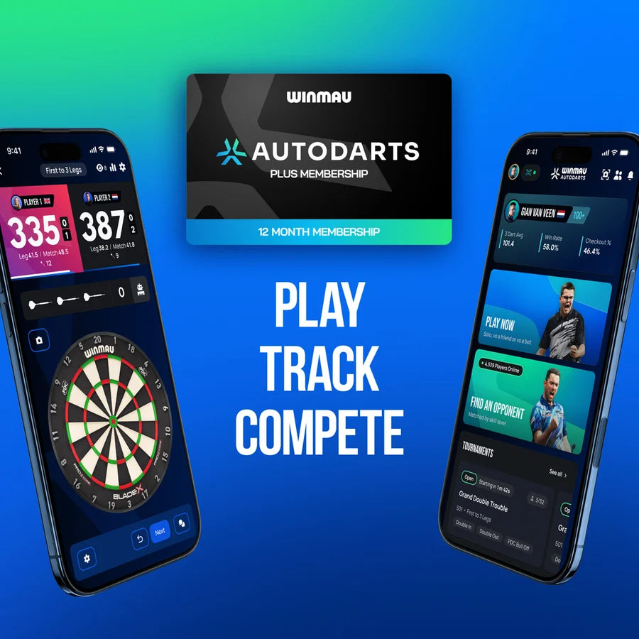 Autodarts Device Stand + 12 Month PLUS Subscription Bundle | Winmau