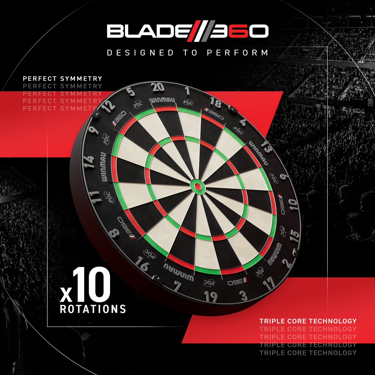 Blade 360 Dartboard | Winmau