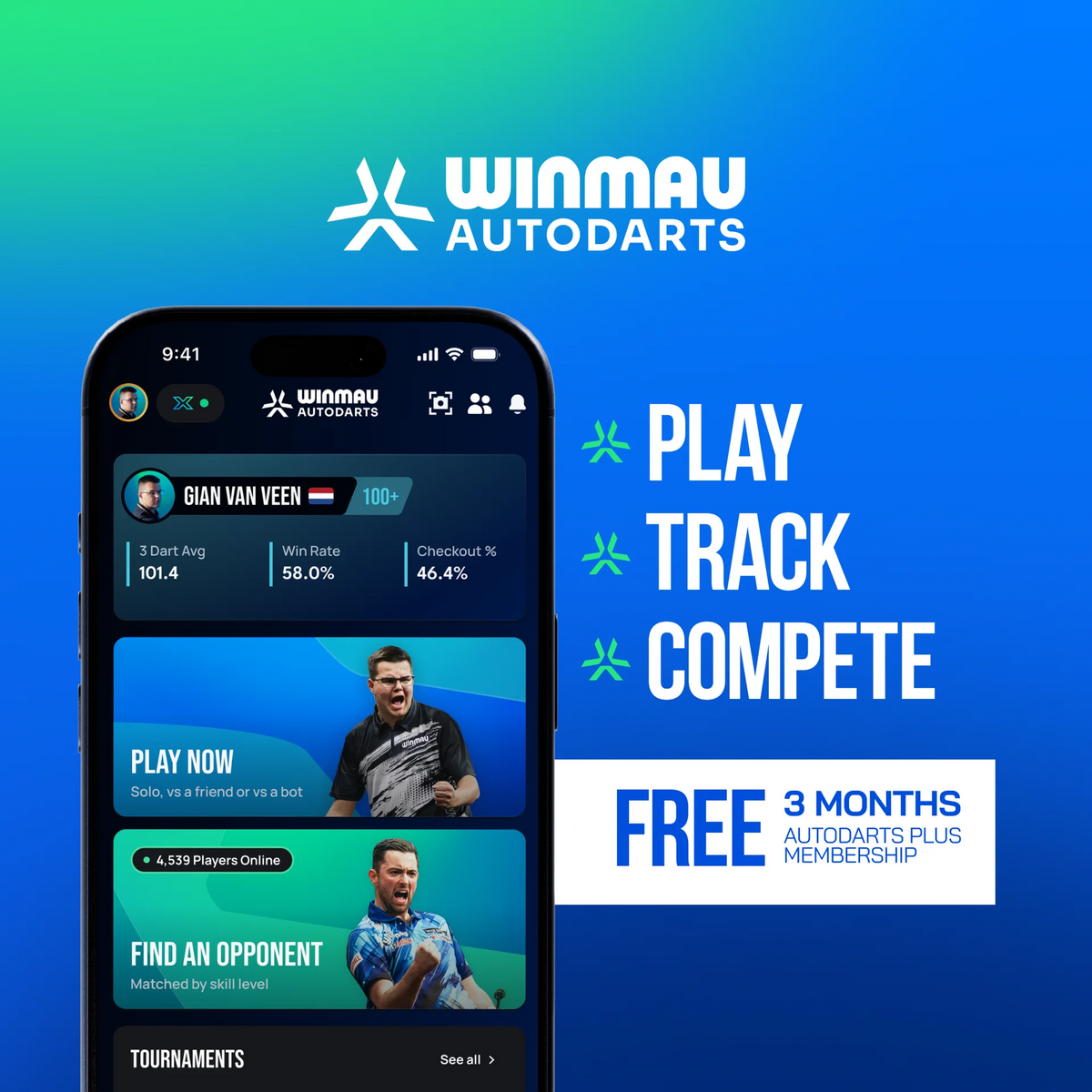 Autodarts X - Automatic Darts Scoring System | Winmau