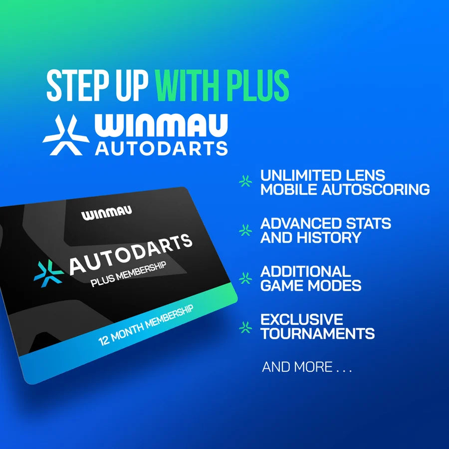 Autodarts Device Stand + 12 Month PLUS Subscription Bundle | Winmau