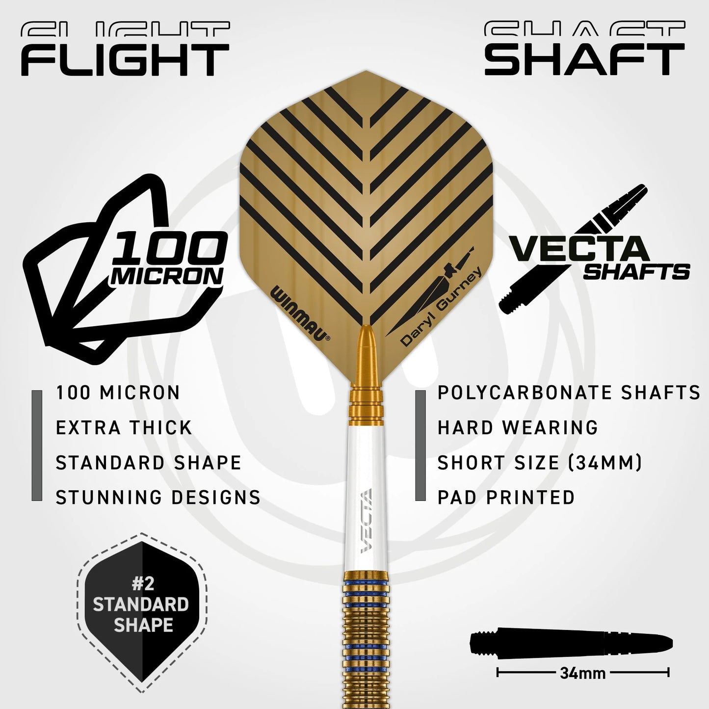 Daryl Gurney Signature Edition Steel Tip Darts | Red Dragon