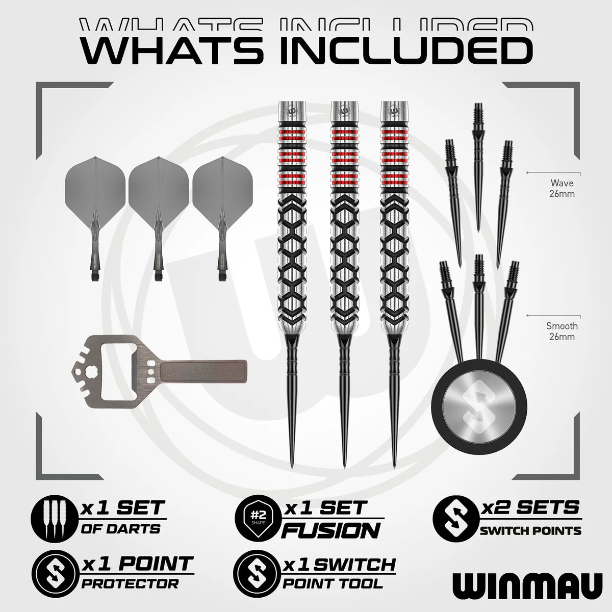 Fornax Switch Point Darts - Parallel | Winmau