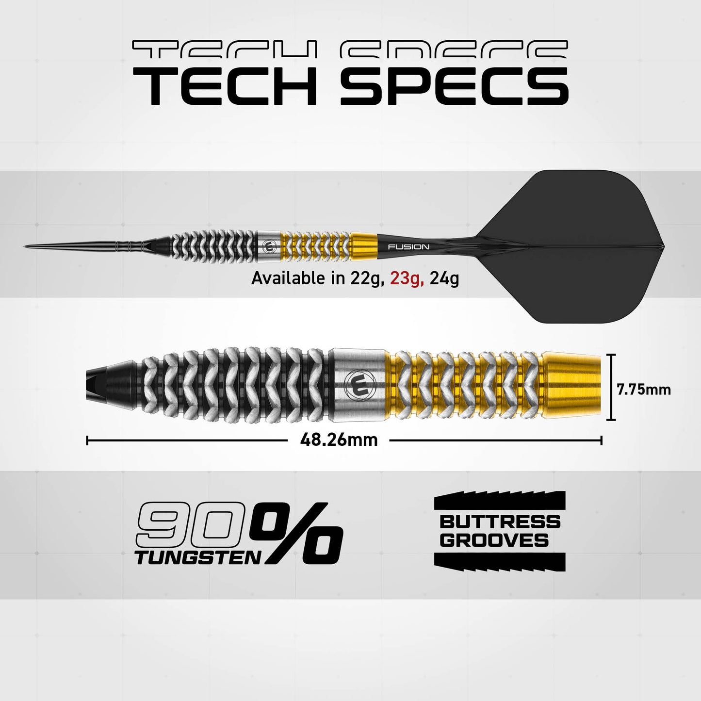 Exion Torpedo Switch Point Darts | Winmau