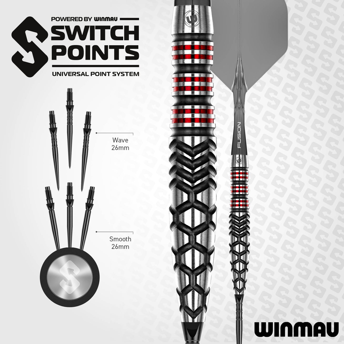 Fornax Torpedo Switch Point Darts | Winmau