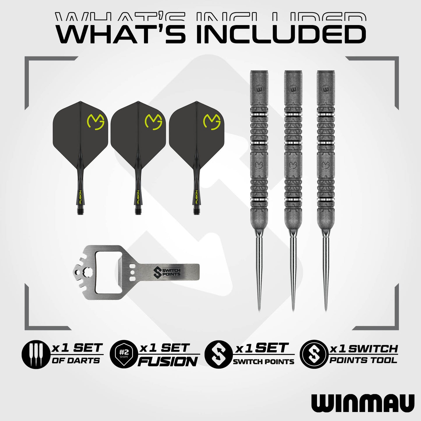 MVG Signature Edition Switch Point Darts | Winmau