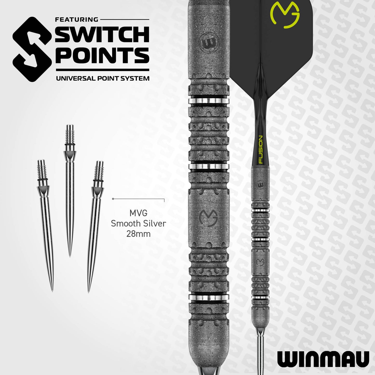 MVG Signature Edition Switch Point Darts | Winmau