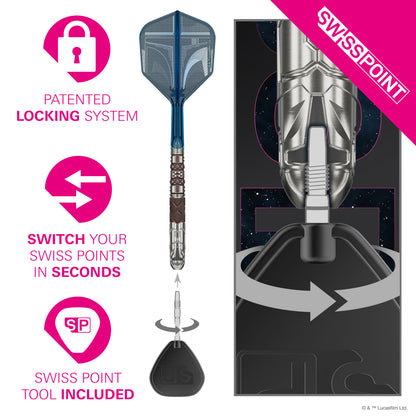 Mandalorian 95% Tungsten SP Steel Tip Darts | Star Wars | Target