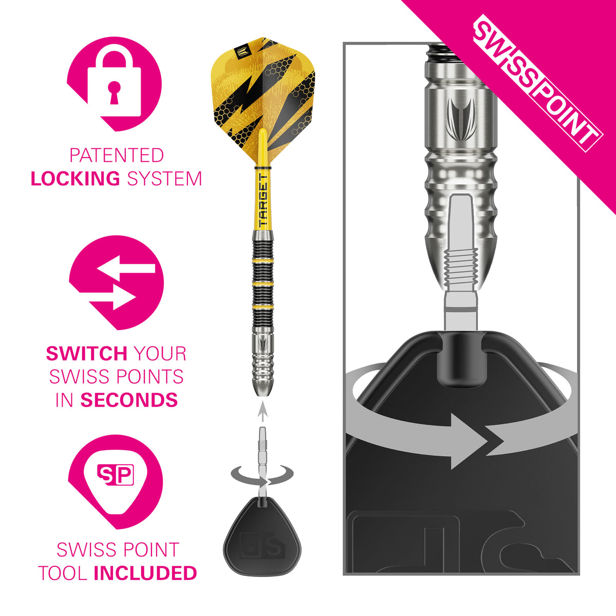 Buzz 02 SP Steel Tip Darts | Target