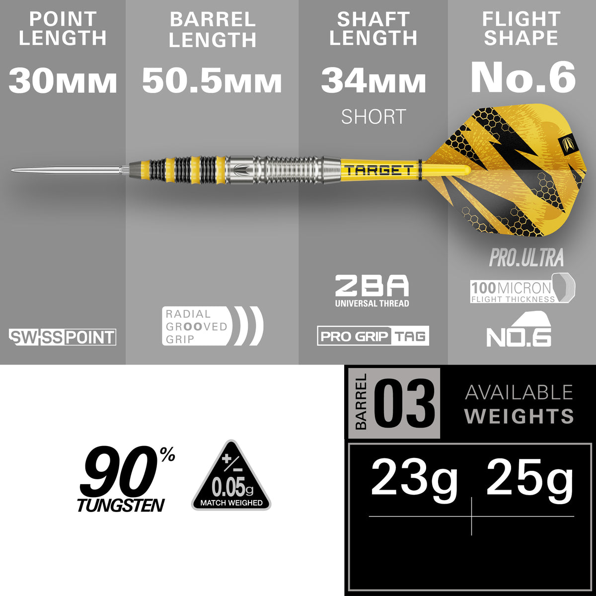 Buzz 03 SP Steel Tip Darts | Target