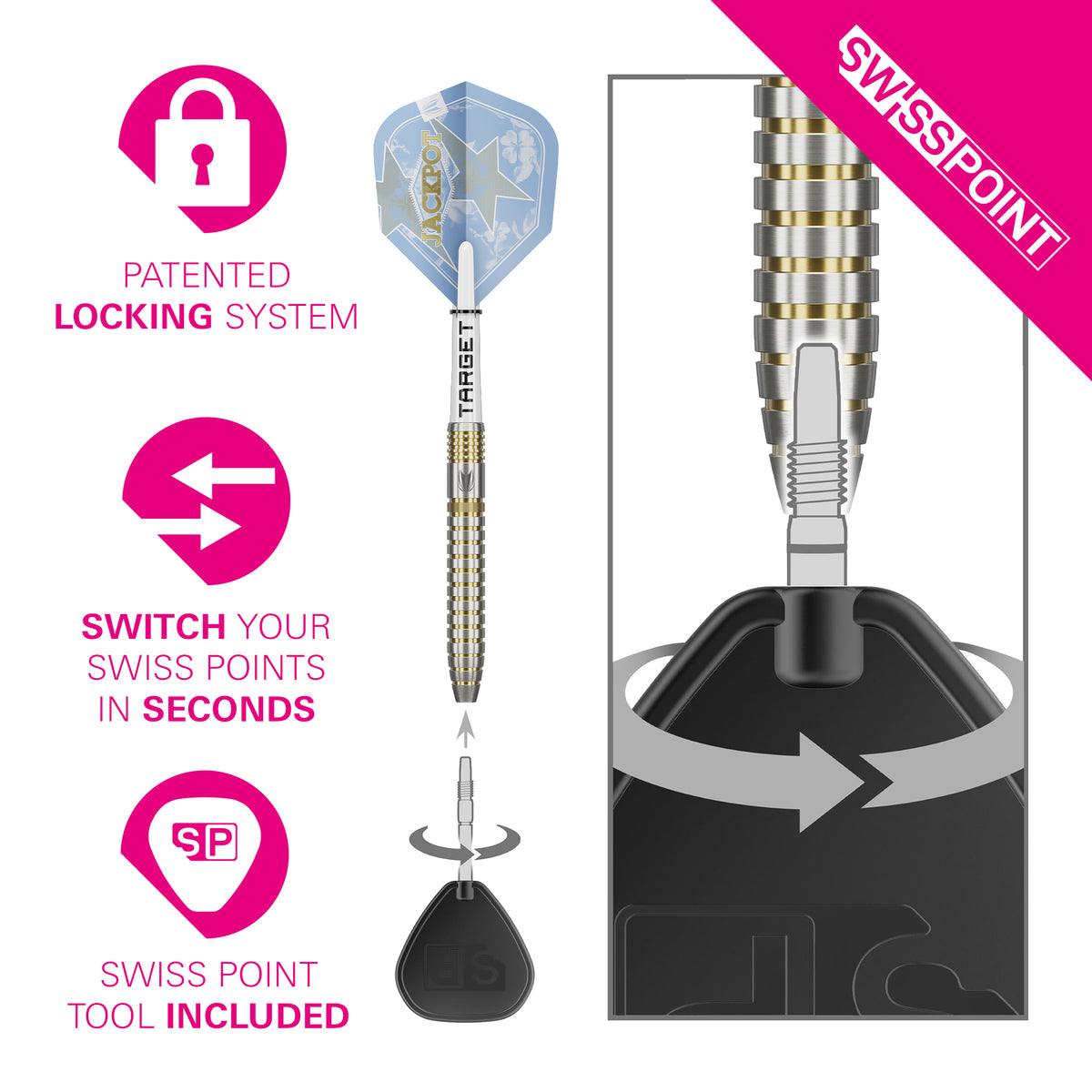 Adrian Lewis Showdown SP Steel Tip Darts | Target