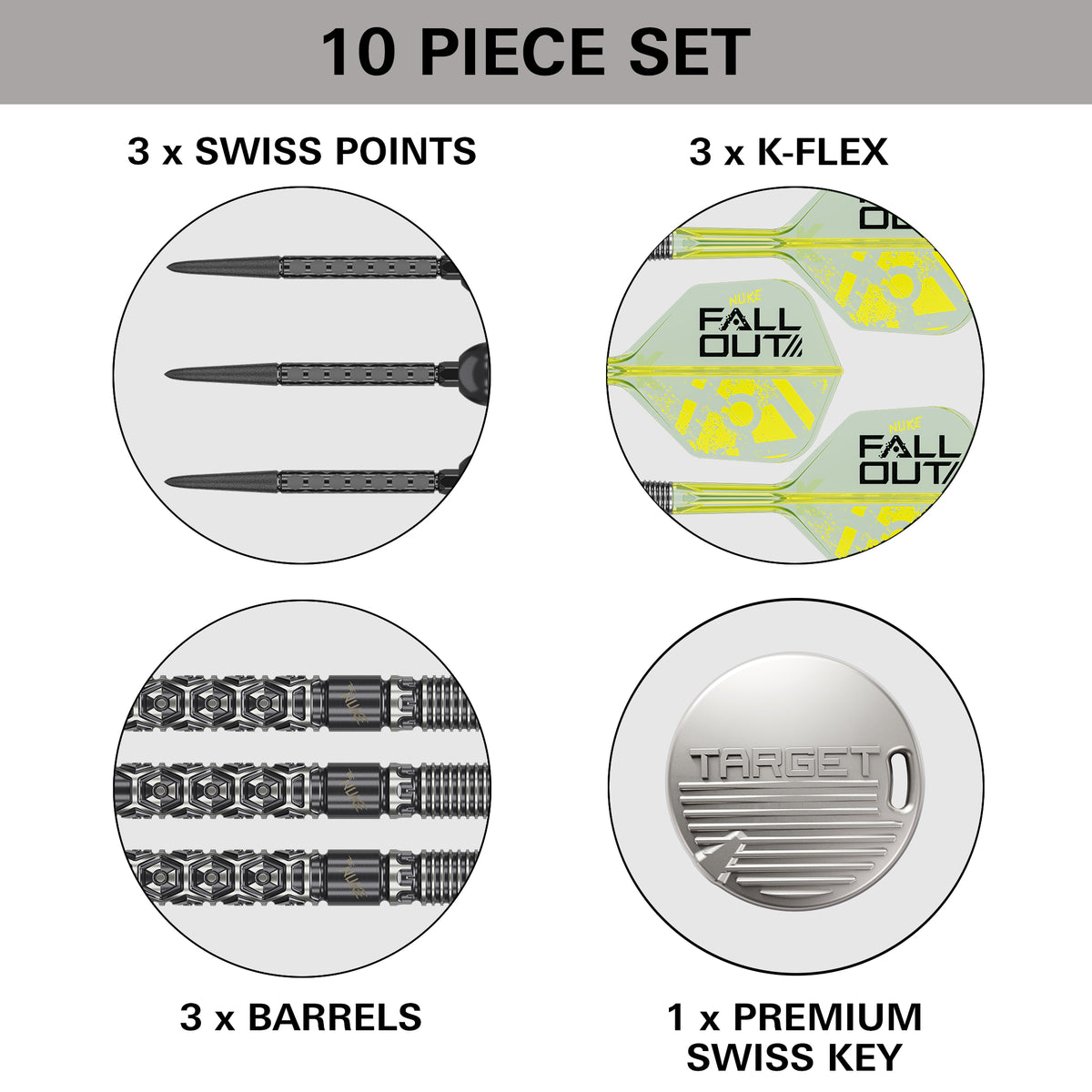 Luke Littler Fallout SP Steel Tip Darts | Target